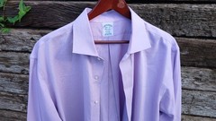 Brooks Brothers Solid Purple Regent Fit Oxford 18 1/2 – 35 100% Supima Cotton