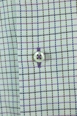 Robert Talbott ESTATE Size 16 Checkered Plaid Dress Shirt Hand Crafted Cotton