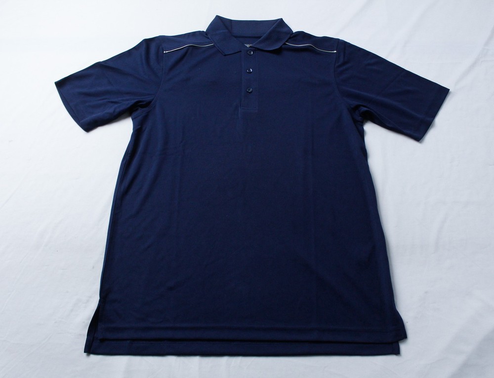 Core365 Men’s Reflective Performance Pique Polo Shirt CL8 Classic Navy Small