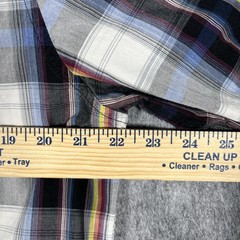 Firefly Men’s Button Down Shirt M Black/Blue/Gray/Red/Yellow Plaid Short Sleeve