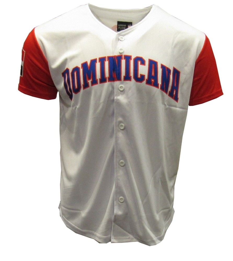 Dominicana Full Button Sublimated Jersey New Two tone color