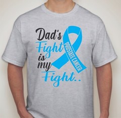Prostate Cancer Customized (Choose a Relative) Fight is my Fight Unisex T-Shirt