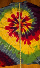 Grateful Dead Bertha Deco Frame Tye Dye Ripple Junction T Shirt L