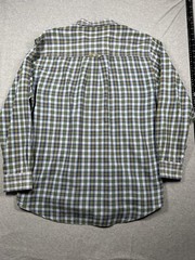Pendleton Canterbury Cloth Button Up Plaid Pima Cotton Wool Blend Flannel Size M