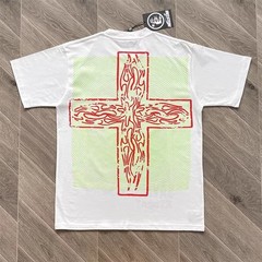 MENS HELL STUDIOS STAR A crying character logo Printed Cotton T-shirt