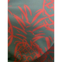 Chubbies Pineapple Print Performance Polo Shirt Men 2XL Aqua Pink Golf Casual