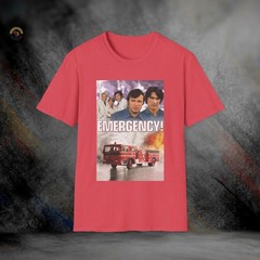 Emergency 1970s Fire Department Television Series T-Shirt | Softstyle Tee