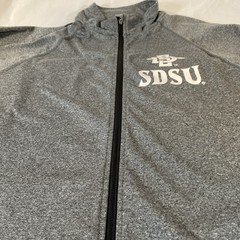 Rivalry Threads 91 San Diego State Aztecs Gray Zip Jacket SDSU Logo Unisex M