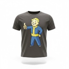 Bethesda Fallout Vault Boy Graphic T Shirt Mens XL Black Heather
