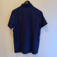 PRADA Men’s Blue Collared Solid Polo Shirt Short Sleeve Size S