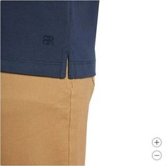Banana Republic Men’s Long Sleeve Luxe Touch Performance Polo Large Blue New!