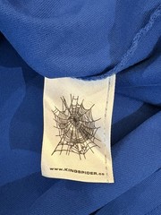 Sp5der Blue Scribble Tee Size Medium Brand New with Tags