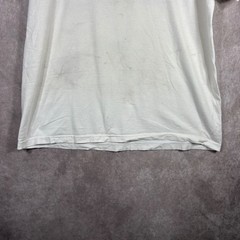 Vintage Newport Blue T-Shirt Mens XL White Graphic Boat Nautical 90s STAINED