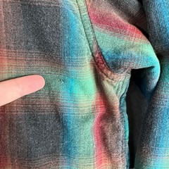 prAna Thermal Lined Snap Button Shirt Mens XL Plaid Flannel Warm Colorful Hiking