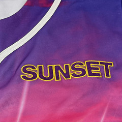 Electric Family Sunset Music Festival Stitched Jersey Mens M EDM 2022 Tampa Rave