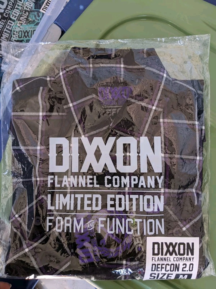 Dixxon Men’s Medium Defcon 2.0 Black And Purple New In Bag With Tag