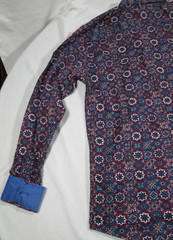 Consequence Men’s Long Sleeve Button-Down Geometric Dress Shirt – Size Medium