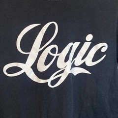 Logic Black Script Logo Tee Size Small Rap Hip-Hop Unisex T-Shirt Men Women Teen
