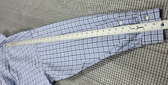 Brooks Brothers Makers Merchant Button Up Blue Plaid XL Italy Fabric USA Made