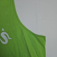 VTG 90s Y2K Official Gold’s Gym Lime Green XL Tank Top Muscle Shirt Bodybuilding