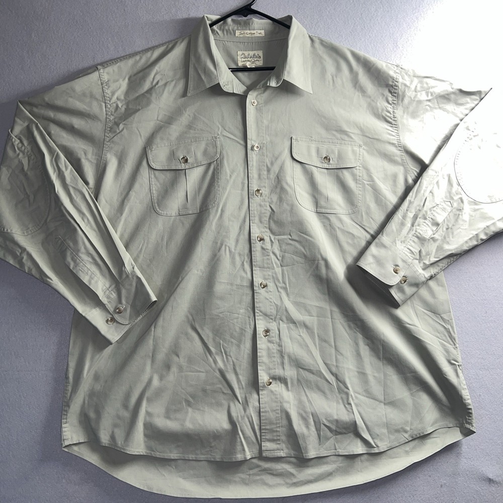 Cabela’s Long Sleeve Button Down Outdoor/Work Shirt Men’s 3XL