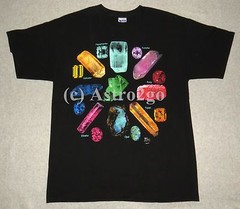 GEM STONES-Rocks Minerals Opal Ruby Topaz Emerald Sapphire Science T shirt S-3XL