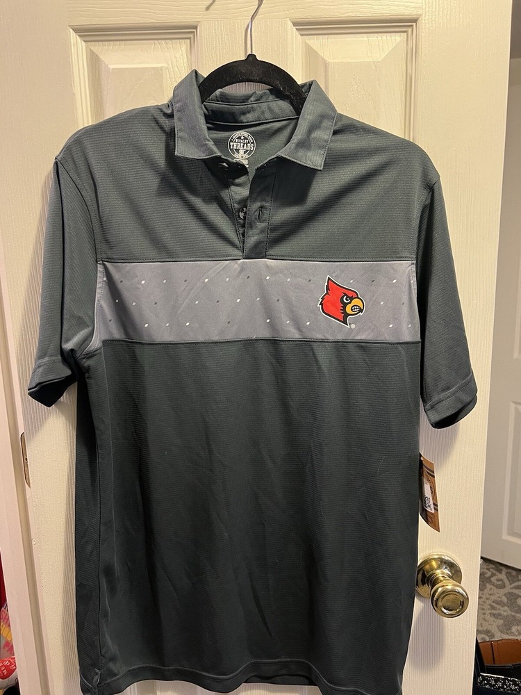 Rivalry Threads Cardinal Button Up Men’s Shirt, Medium, New with Tags