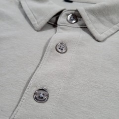 Vuori Strato Tech Polo Mens Medium Light Gray Short Sleeve Performance V188