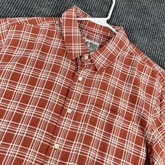 Marmot Shirt Mens Large Red Plaid Short Sleeve Button Up Hike Camp New