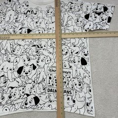 Disney 101 Dalmatians Vintage T Shirt Single Stitch AOP 90s XL
