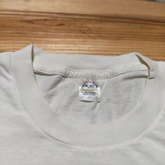 Vintage 80s Blank Plain Basic Solid Minimalist Single Stitch T-Shirt USA Large