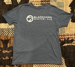 🟧🟧🟧 BLACKHAWK MINING COAL COMPANY LARGE T-SHIRT MINER WV KY IN
