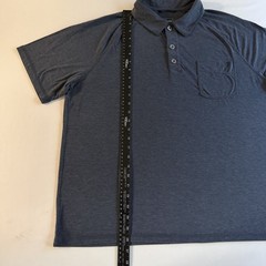 LL Bean SunSmart Polo Men L Performance Blend Stretch Lightweight UPF 50