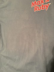 Max And Ruby Cartoon T Shirt Rare Size Adult Medium Blue Nickelodeon – READ!