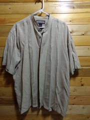 Men’s New Step, Short sleeved, button-down shirt. 70% Rayon, 30% Polyester L/T.