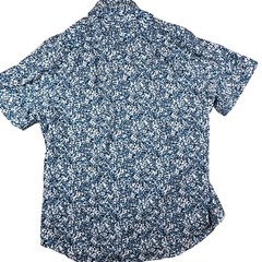 7Diamonds After Midnight Blue Leopard Print 4-Way Stretch Performance Shirt XL