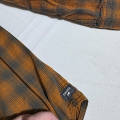 Toad & Co. Flannel, Plaid, Organic Cotton, Buttoned Down, Orange, Male, Medium