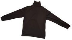 Eddie Bauer Turtleneck Shirt Long Sleeve Men’s LARGE L Black 100% Cotton