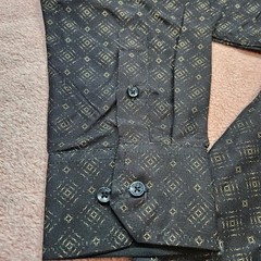 NWT Silver Stone Collection Geo Print Modern Fit Long Sleeve Button-Down XXL