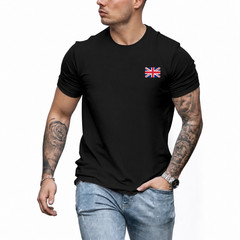 The Union Jack Pattern Flag Print Men’s Britain Comfy T-Shirt Graphic Summer Tee