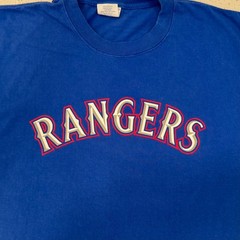 VTG Majestic Texas Rangers T-Shirt Mens 2X Blue Excellent Teixeira 23 Sportswear