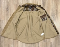 PENDLETON Men’s Button-Up Long-Sleeve Corduroy Shirt Medium Khaki
