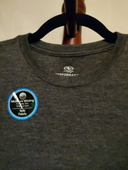 Athletic Works Size S(34-36) Performance Blend T-shirt Men’s crew neck gray NWT
