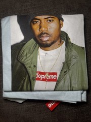 Supreme FW17 Nas Photo Tee Light Blue Size Large NWT TRUSTED SELLER FREE SHIP!