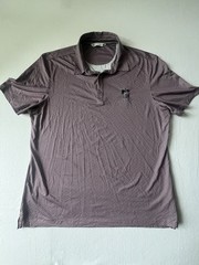 7 Diamonds Shirt Mens L Geometric 4 Way Stretch Performance Feel the Vibe Woven