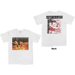 Rage Against The Machine – Anger Is A Gift – White t-shirt
