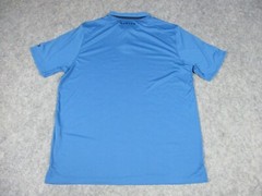 Oakley Polo Shirt Mens 2XL XXL W48in Light Blue Golf Logo Outdoor Adult Active