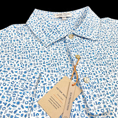 Peter Millar Crown Sport Summer Comfort Island Time Party Polo Shirt XL $125