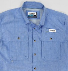 Magellan 100% Spun Polyester Quick Dry Vented Angler Fishing Shirt Men’s Small