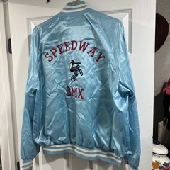 VTG SPEEDWAY BMX NYLON BOMBER JACKET LINED – XL – WEST ARK